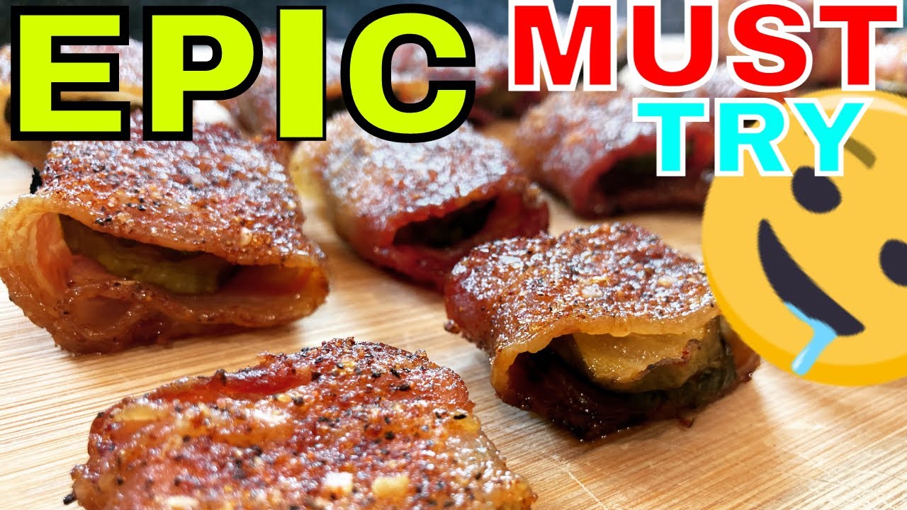 Smoked Bacon Wrapped Pickles on the Pit Boss Pro Series V2