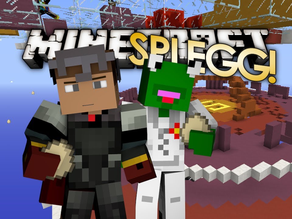 Minecraft Mini Game: Splegg! w/ KermitPlaysMinecraft