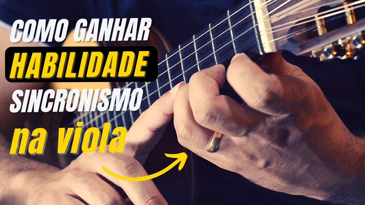 EXERCICIO DE SICRONISMO DAS MÃO | Aprenda Passo a Passo | tutorial | Como tocar na viola caipira |