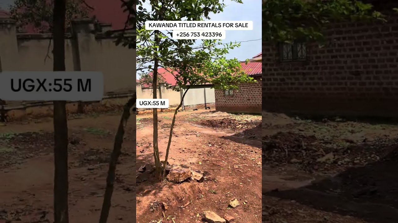 2 DOUBLE ROOMS FOR SALE WITH TITLE AT KAWANDA KITTI @55 million ugx 
