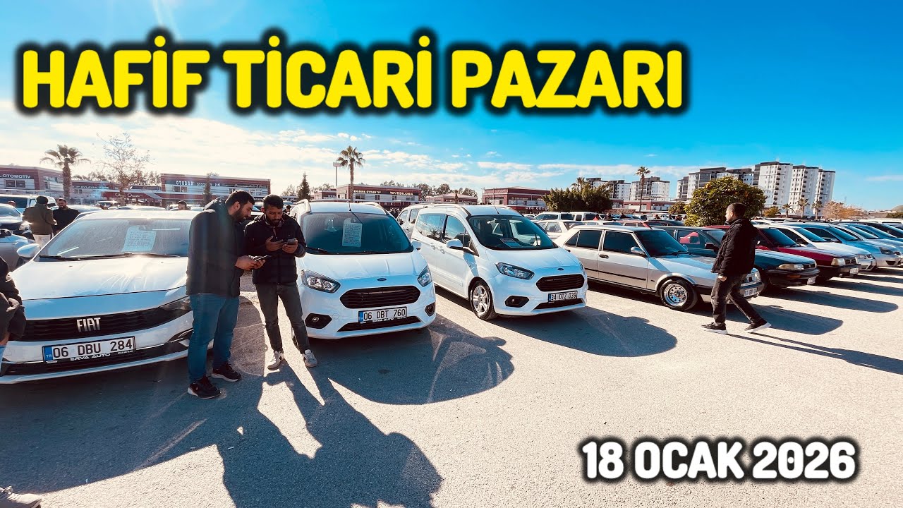 HAFİF TİCARİ PAZARI 18 OCAK 2026 OTO PAZARI SAHİBİNDEN SATILIK ARABA FİYATLARI #doblo #courier