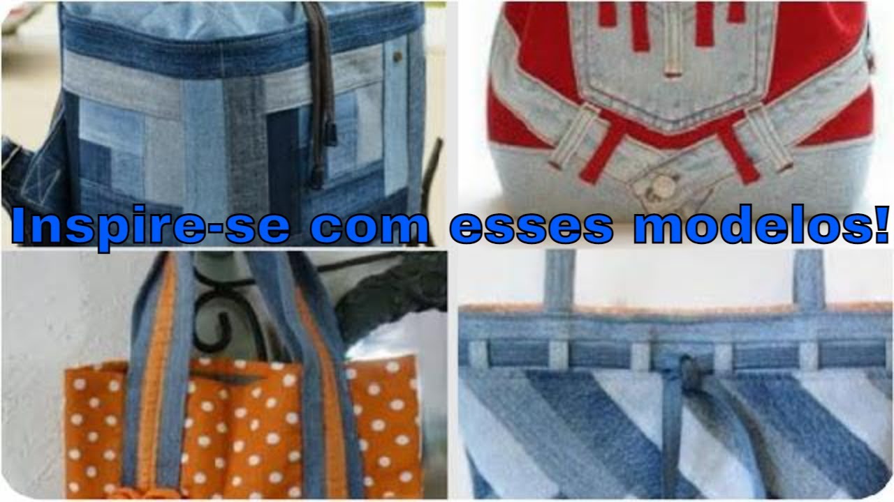 TOP 75 IDEIAS MARAVILHOSAS DE BOLSAS JEANS