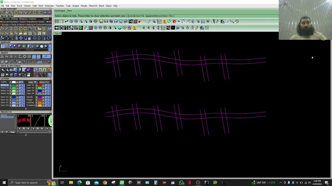 how we  learn jewerly designing(matrix9) free classes class3