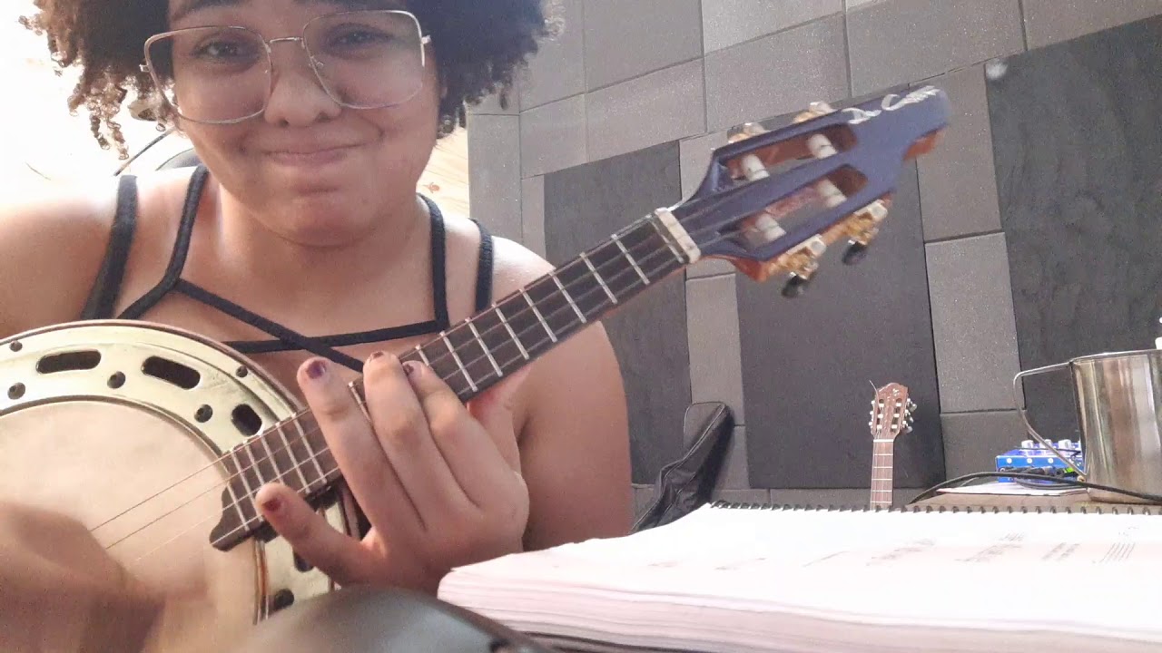 Preciso de amor - Exaltasamba (cover) no banjo
