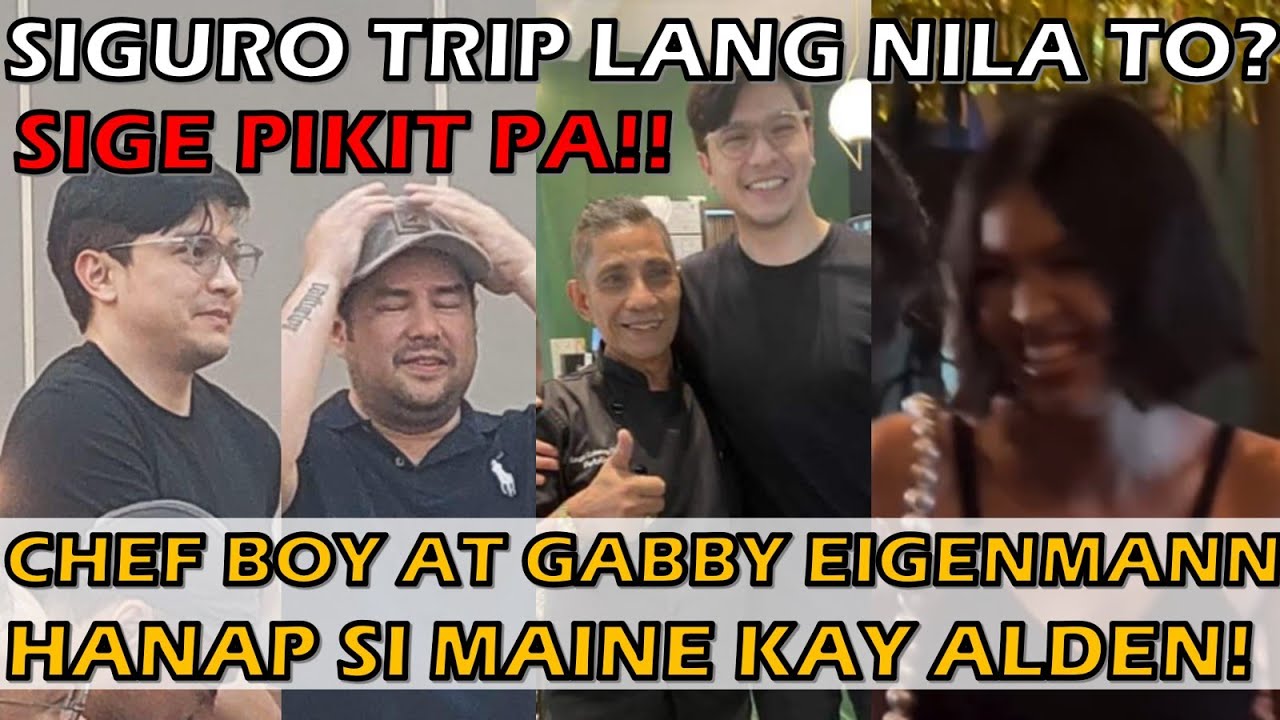 ALDEN, KINULIT NI EIGENMANN AT CHEF BOY KAY MAINE!  NAKATUTUWANG REASKYON NI ALDEN ATING ALAMIN