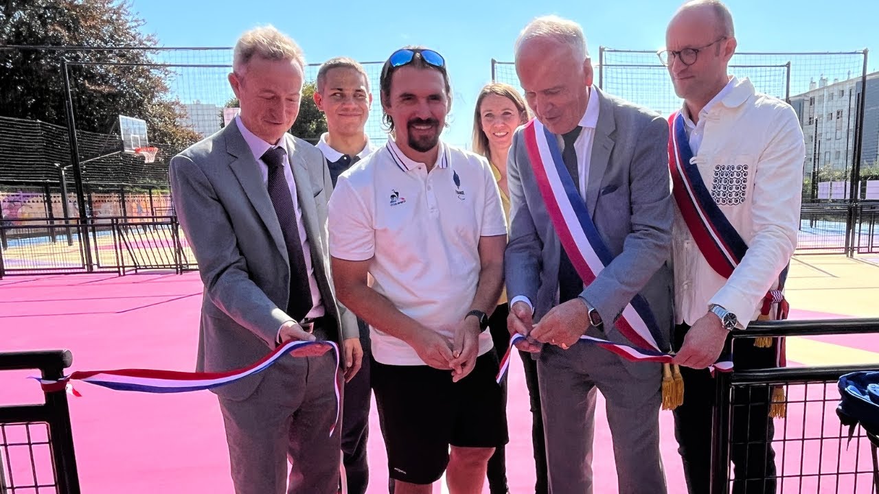 Inauguration du plateau multisports Frédéric Villeroux