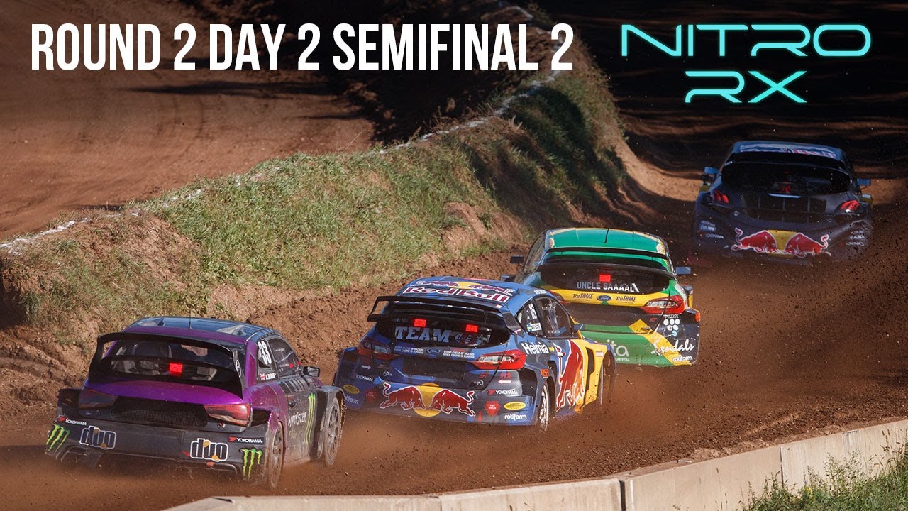 2021 Nitro Rallycross Round 2 Day 2 SemiFinal 2 | FULL RACE