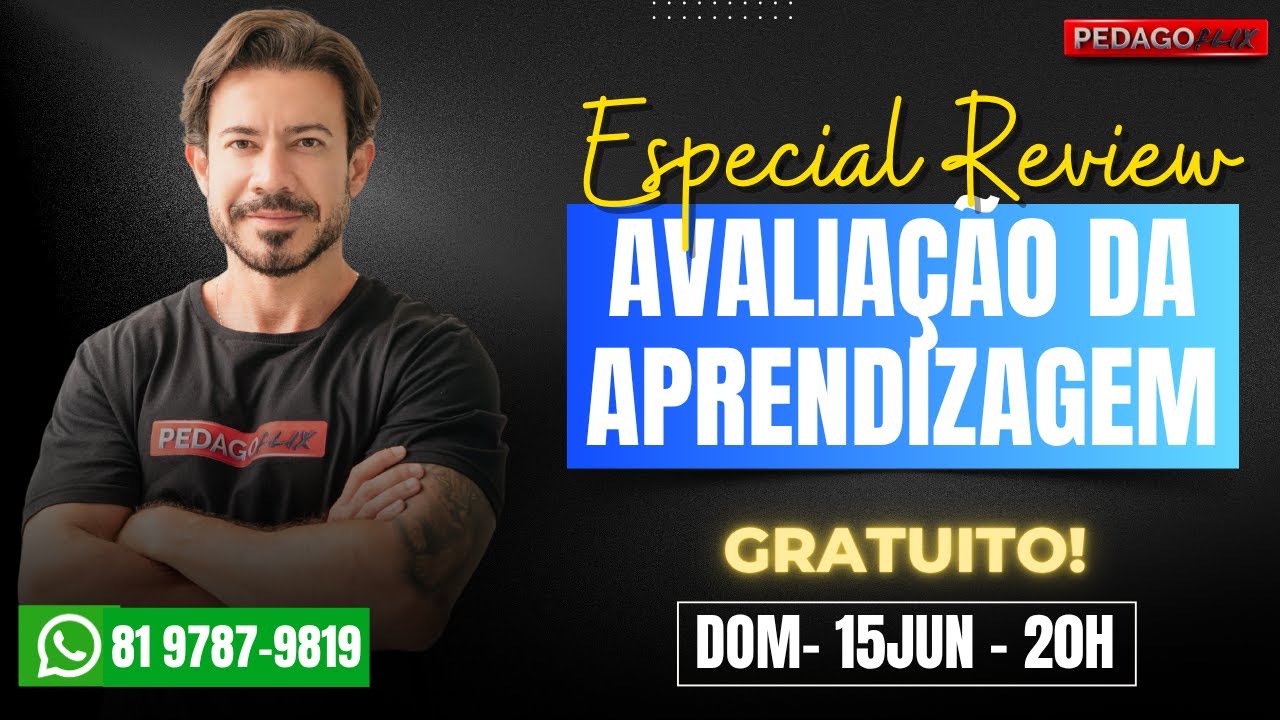 ESPECIAL REVIEW - AVALIAÇÃO DA APRENDIZAGEM