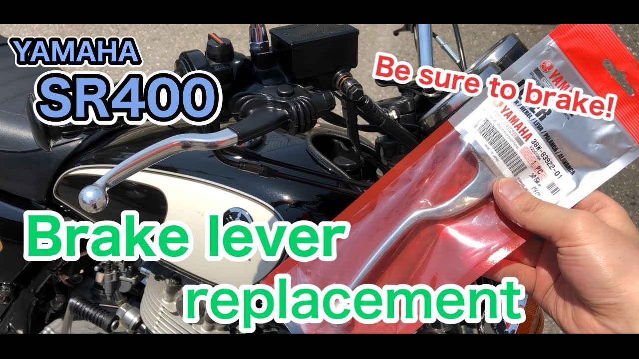 YAMAHA SR400 Brake lever replacement
