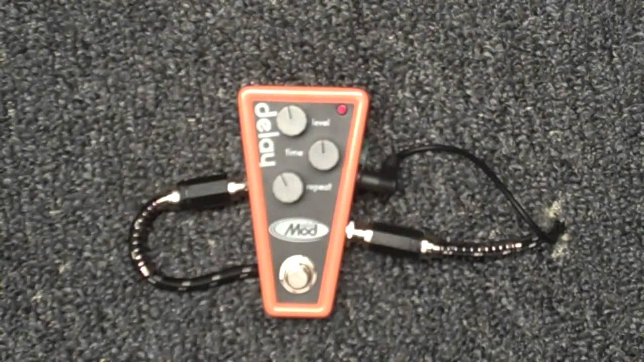Modtone Mini-Mod Delay (MTM-DLY) Effects Pedal Demo