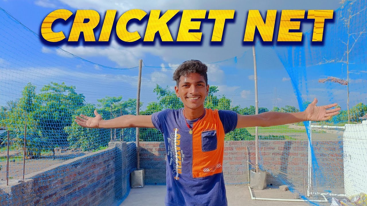 CRICKET NET KAISE LAGAYE || HOW TO CRICKET NET 🥅 || SOLO CRICKETER