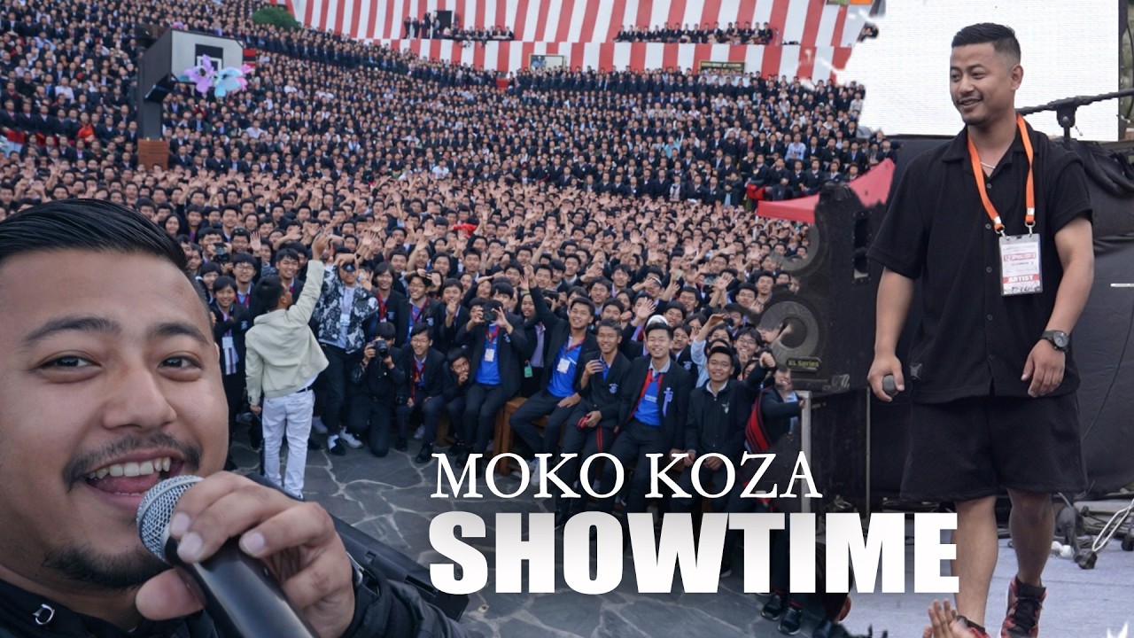 Its showtime 🔥 Moko Koza at 12th Spring Fest  2026 St Joseph's College Jakhama