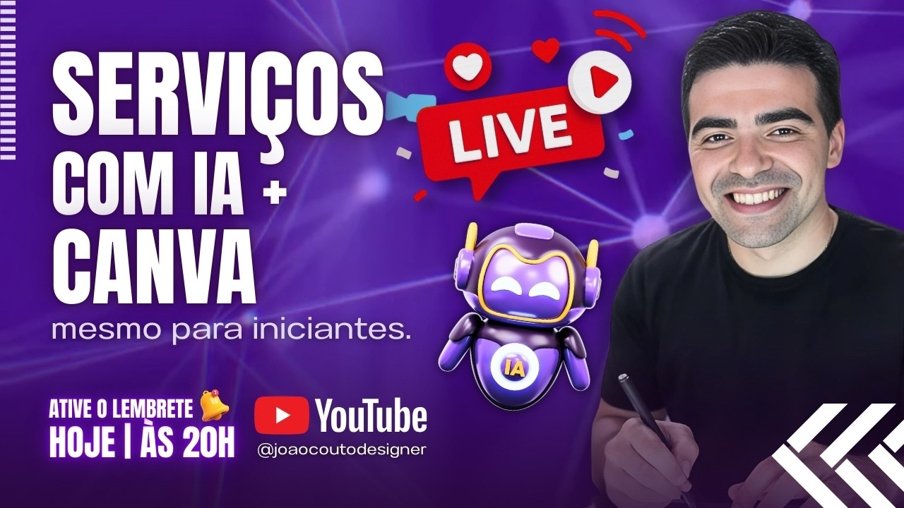 Serviços com IA + Canva para iniciantes | Sexta aula do Código Criativo