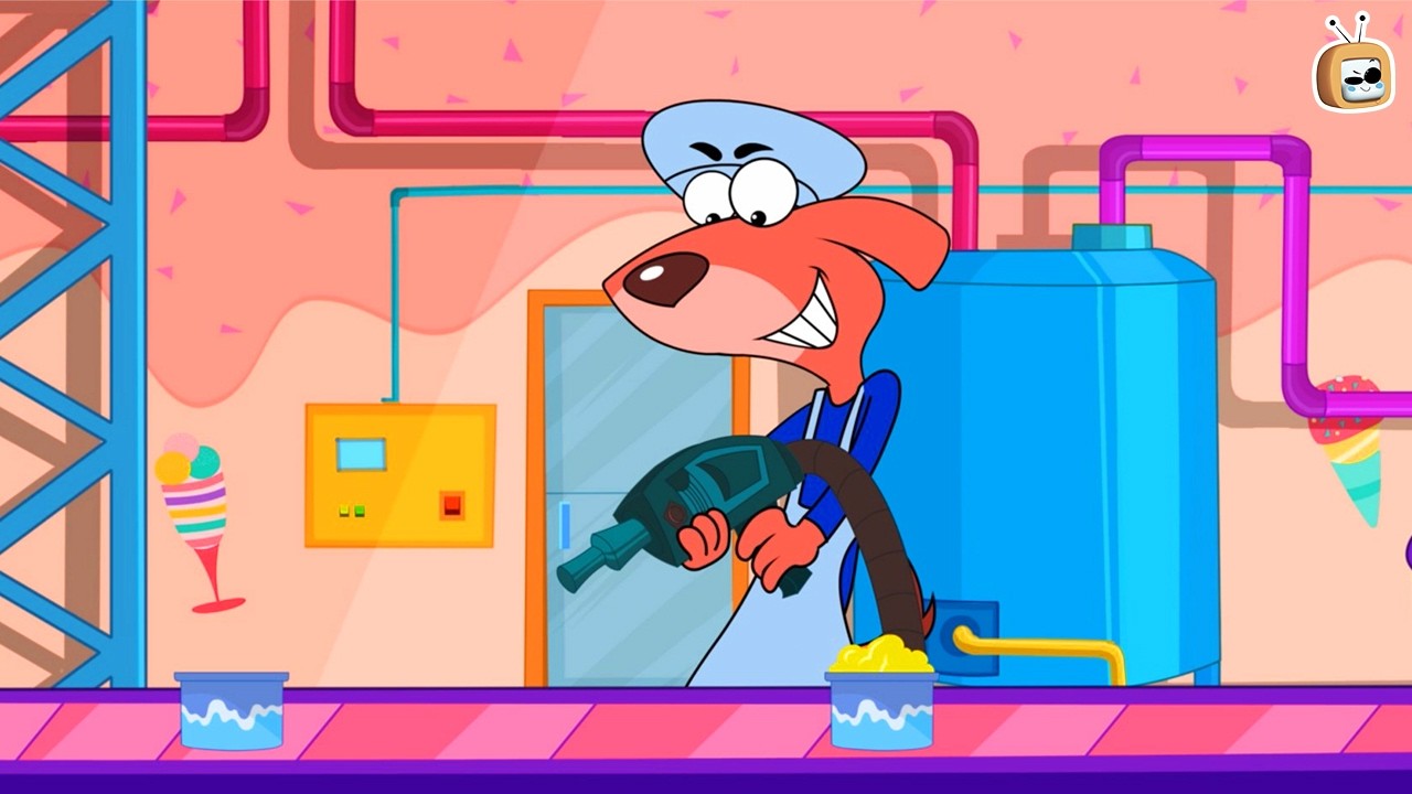 Dog Gets a Job at an Ice Cream Factory?!: Dog vs Rats | Doggy Don | Rat A Tat | BEST CARTOON