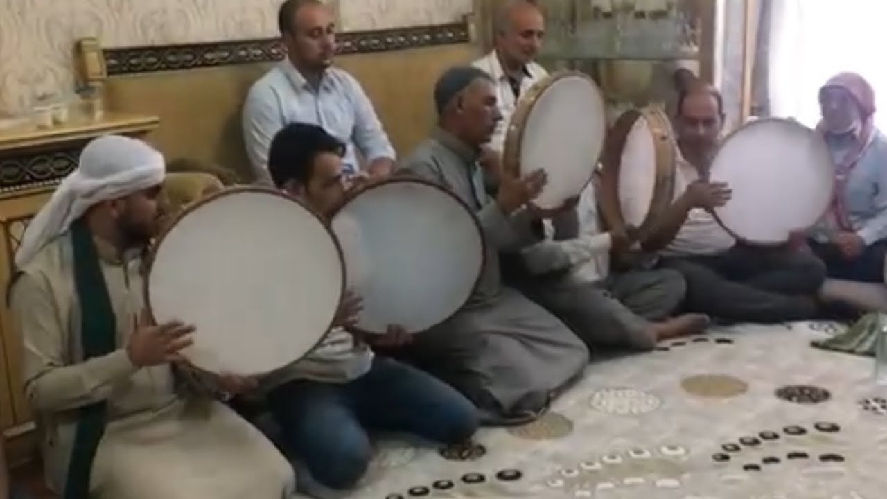 حضر مولد في اورفا بحضور السيد شيخ محمد شيخ نبي شيخ صحن في اورفا المداح شيخ علي شيخ موس و شيخ محمود
