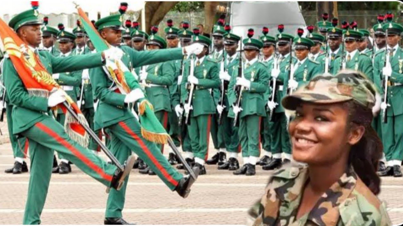 Just Imagine The Performance of This Young Lady; Nigerian Military and Females in Uniform