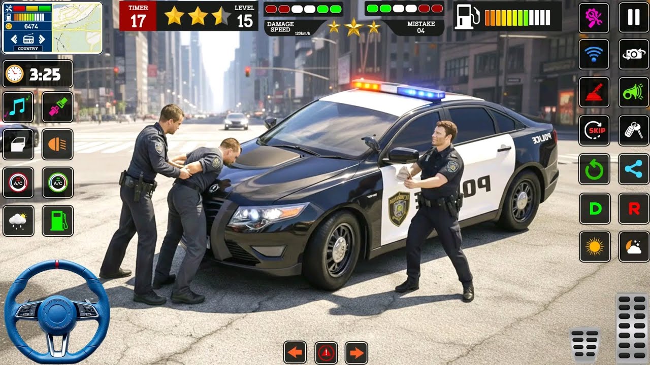 Police Car Driving Motorbike-US Police Chase Car Game 3d-Police Sim Police Car Gamne
