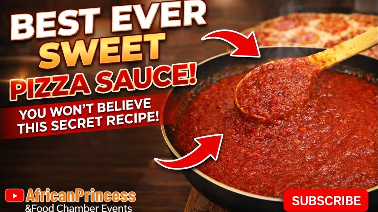 BEST EVER SWEET PIZZA SAUCE RECIPE!!!#food #homecuisine #cookingfood 