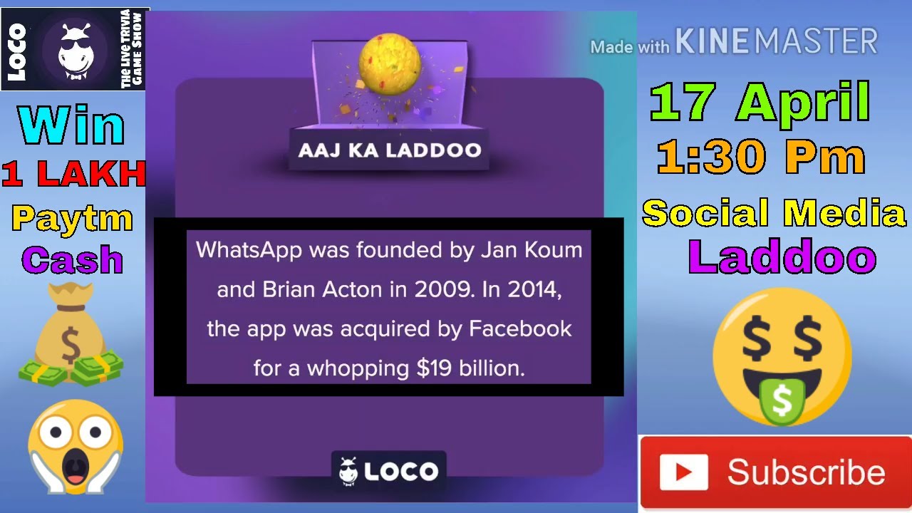 Loco Social Media Laddoo 17 April Afternoon 1:30 Pm || Aaj Dopher ka Social Media Laddoo ||
