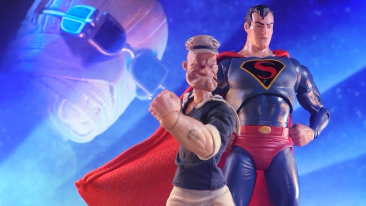 Superman & Popeye : Beware The Invisible Man Stop Motion Short Fan Film (Fleischer Cartoon Tribute)