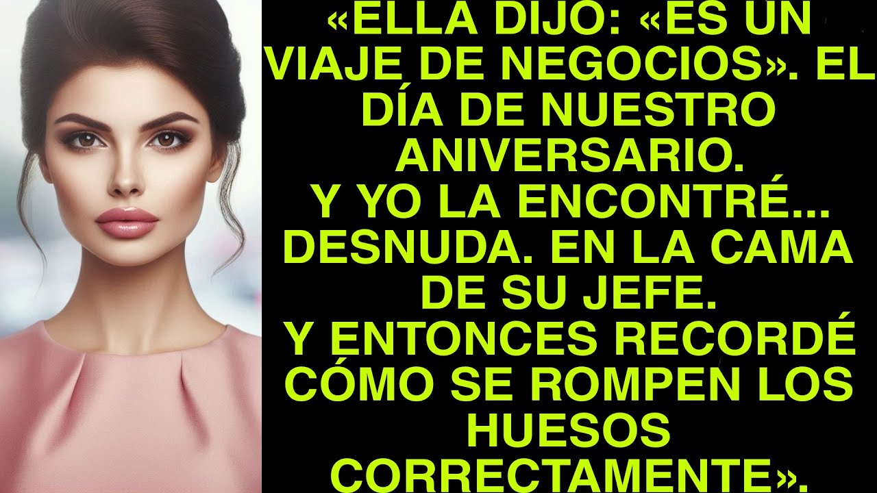 Yo La Encontré. Desnuda. En La Cama De Su Jefe.Y Entonces Recordé Cómo Se Rompen Los Huesos