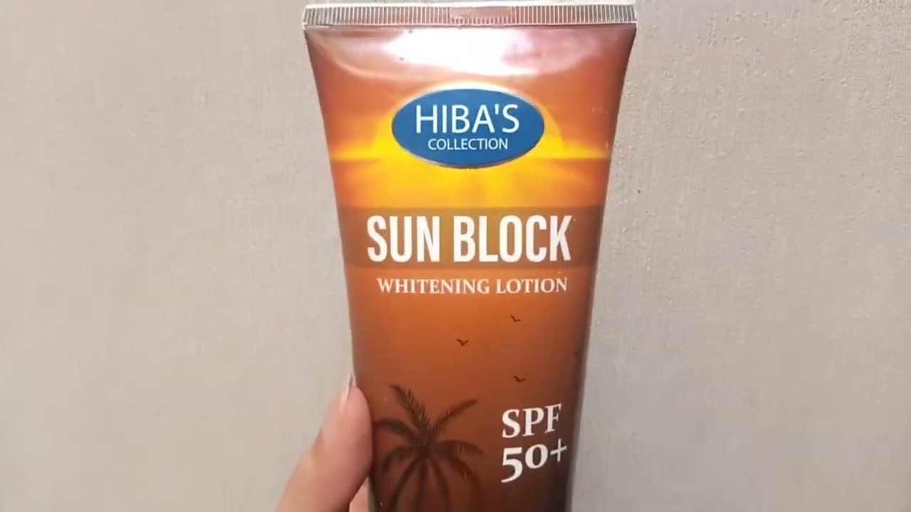 Hiba's sunscreen review @Nooraykhan786