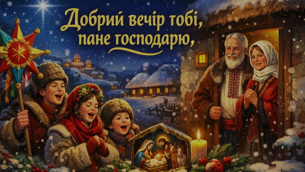 Добрий вечір тобі, пане господарю - колядка ❤️