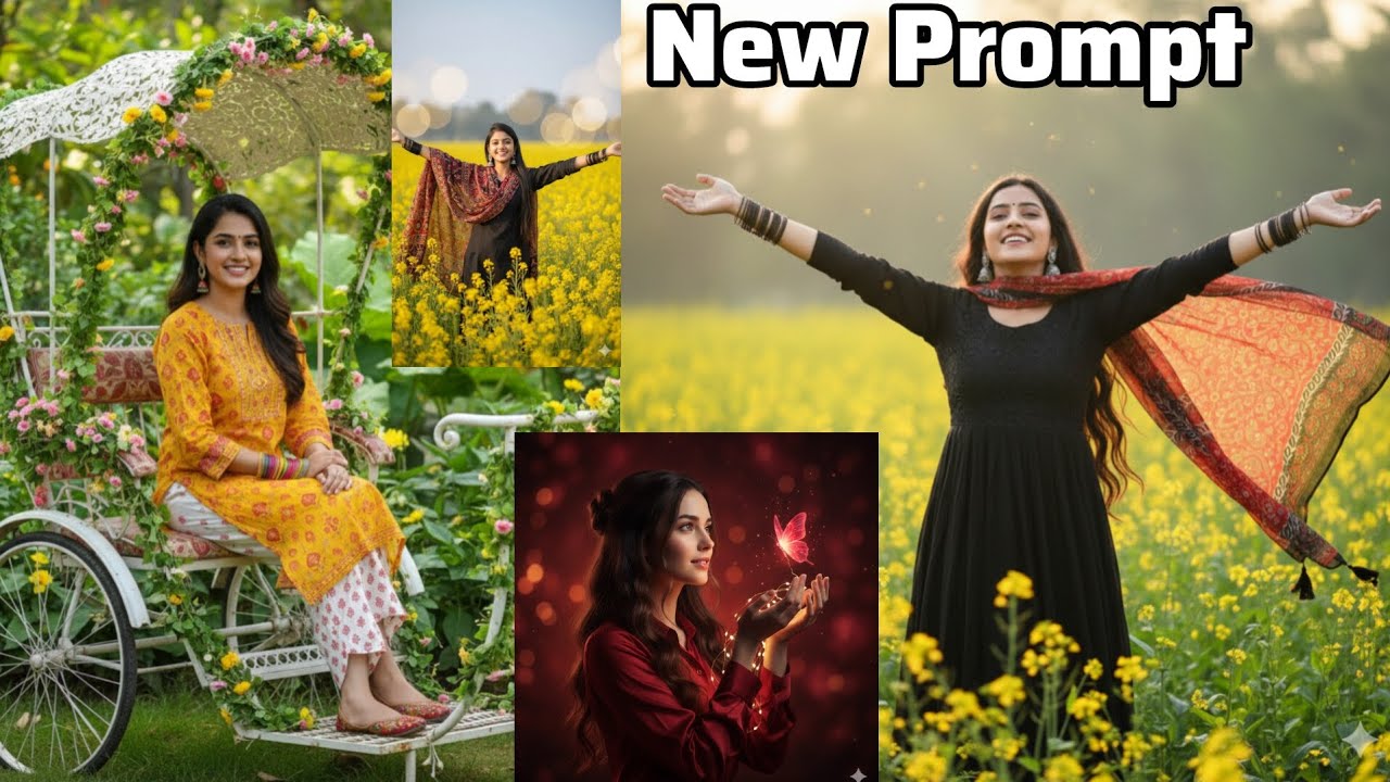 New Top 5 Viral Gemini Prompts For Ai Photo Editing 2025 | Trending Ai Photo Editing Gemini Prompts.