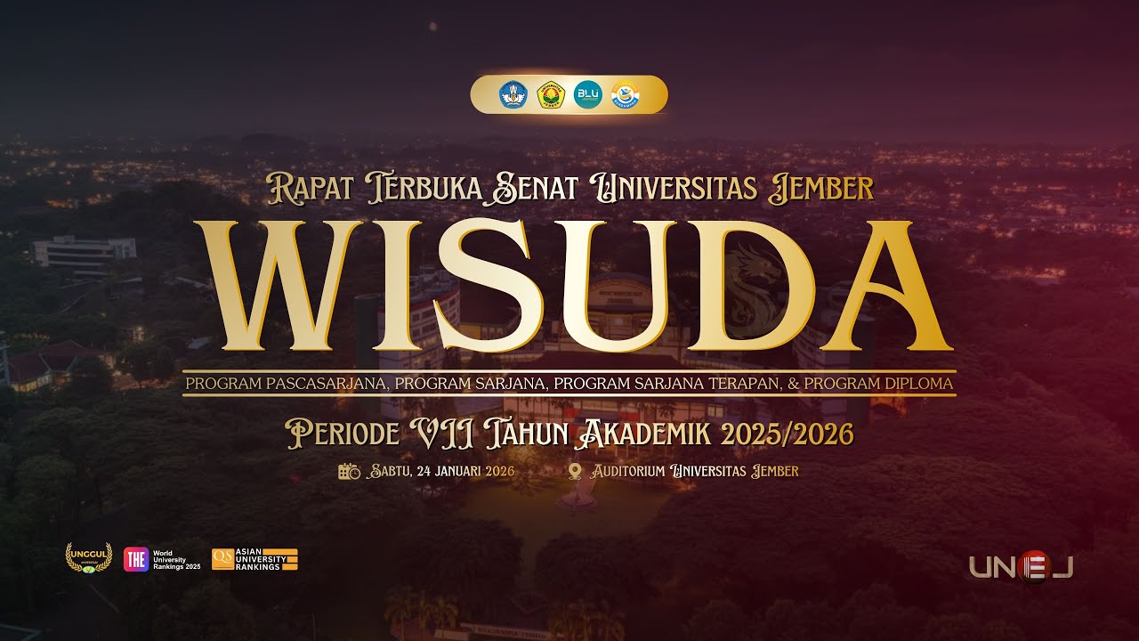 WISUDA UNEJ PERIODE VII TAHUN 2025/2026
