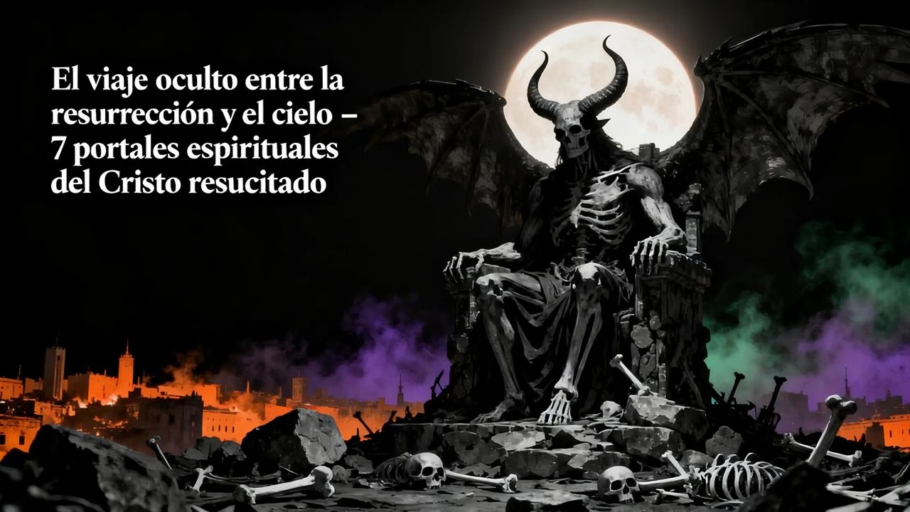 El viaje oculto entre la resurrección y el cielo – 7 portales espirituales del Cristo resucitado