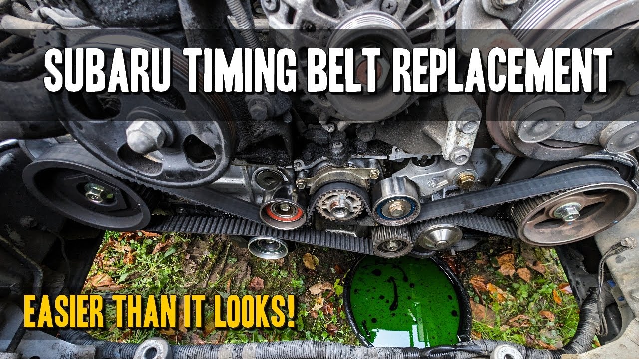 How to Change a Subaru SOHC Timing Belt (EJ20 Engine) STEP BY STEP Guide