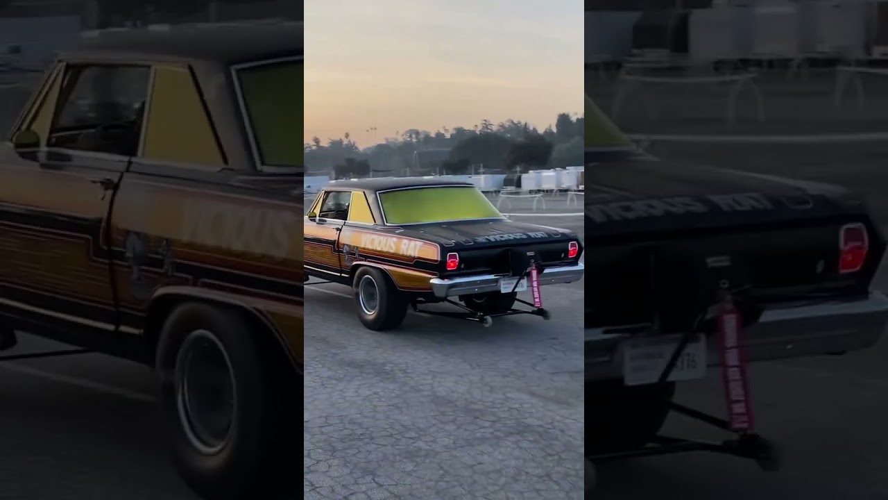UNLEASHED THE VICIOUS RAT CHEVY NOVA GASSER! #GNRS GRAND NATIONAL ROADSTER SHOW 2025 #chevrolet