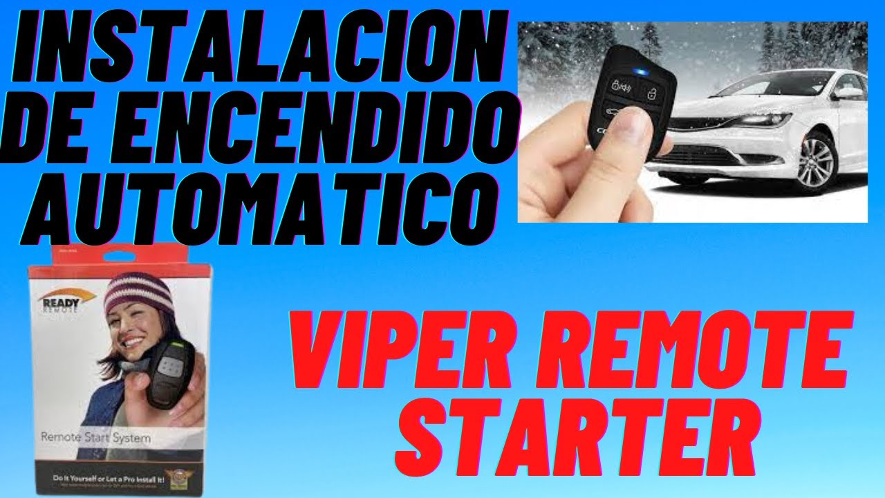 como instalar un encendido automatico un remote starter