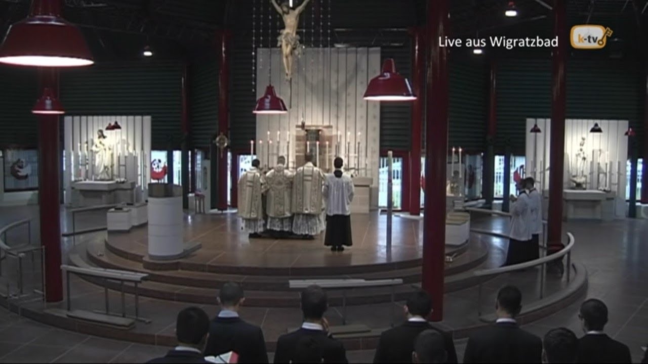 Traditional Latin Mass on the Feast of Christ the King from FSSP Seminary Wigratzbad 27 October 2018