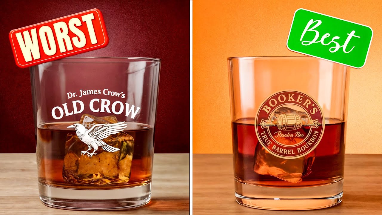 15 известных марок бурбона, ранжированных от худшей к лучшей!