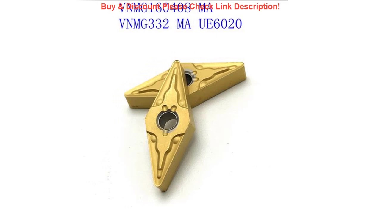 20PCS 45� external turning tool VNMG160408/VNMG332 MA VP15TF/UE6020 carbide insert lathe tool CNC
