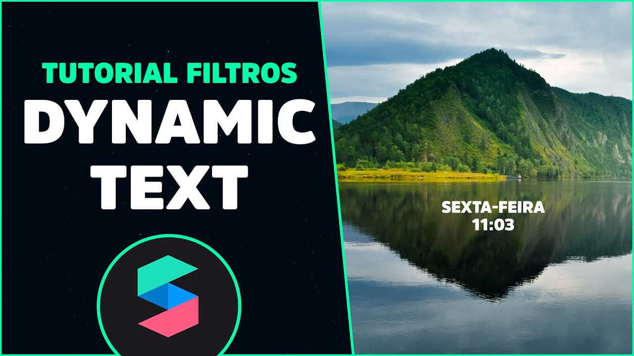 Texto Dinâmico, Hora e Data nos seus filtros - Spark Ar Studio