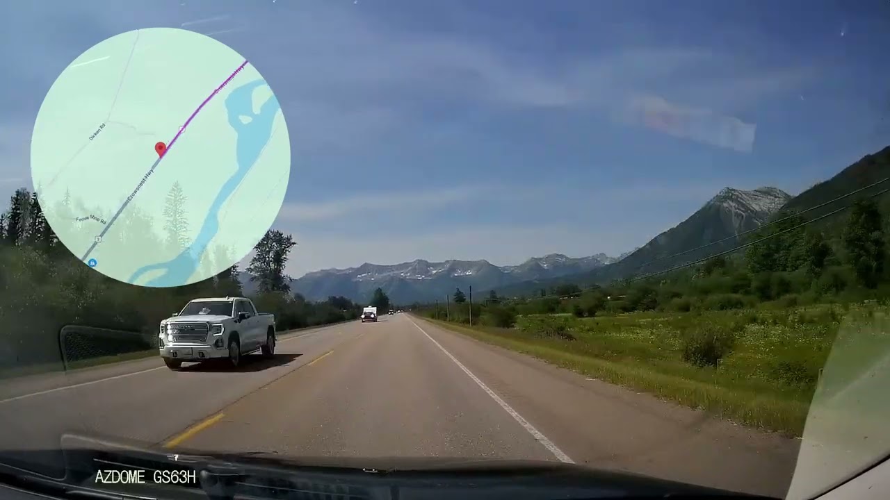 Sparwood to Fernie British Columbia, Canada