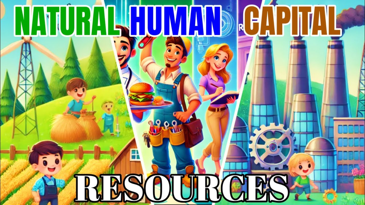 What Are Natural, Human, and Capital Resources? | Educational Video for Kids