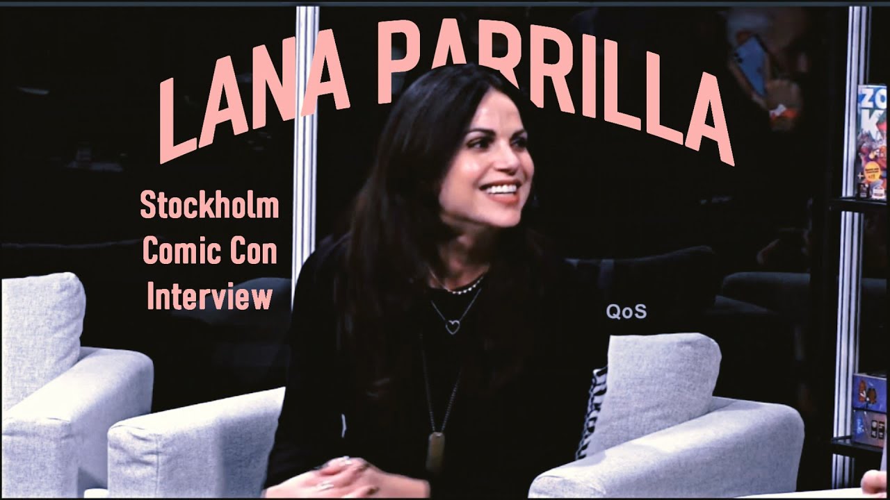 Lana Parrilla Stockholm Comic Con - Interview