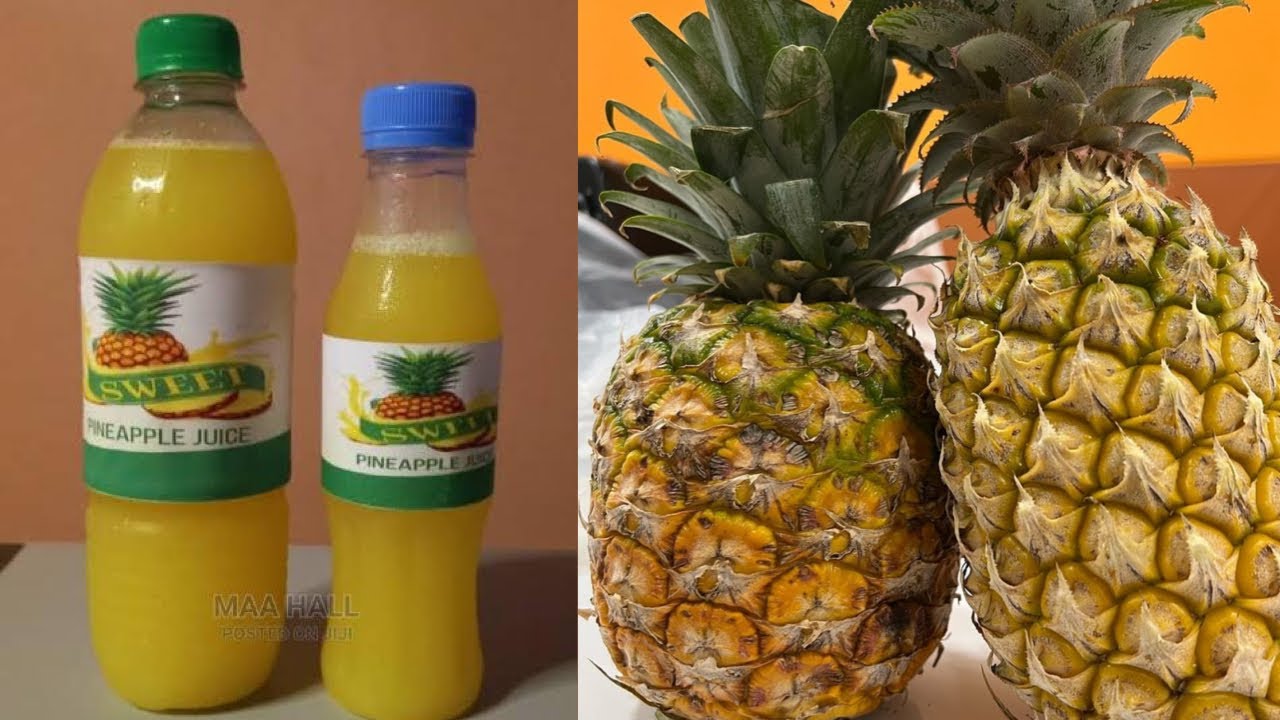 HOW TO MAKE AND PRESERVE THE BEST PINEAPPLE GINGER JUICE FOR SALE | PACKAGING
