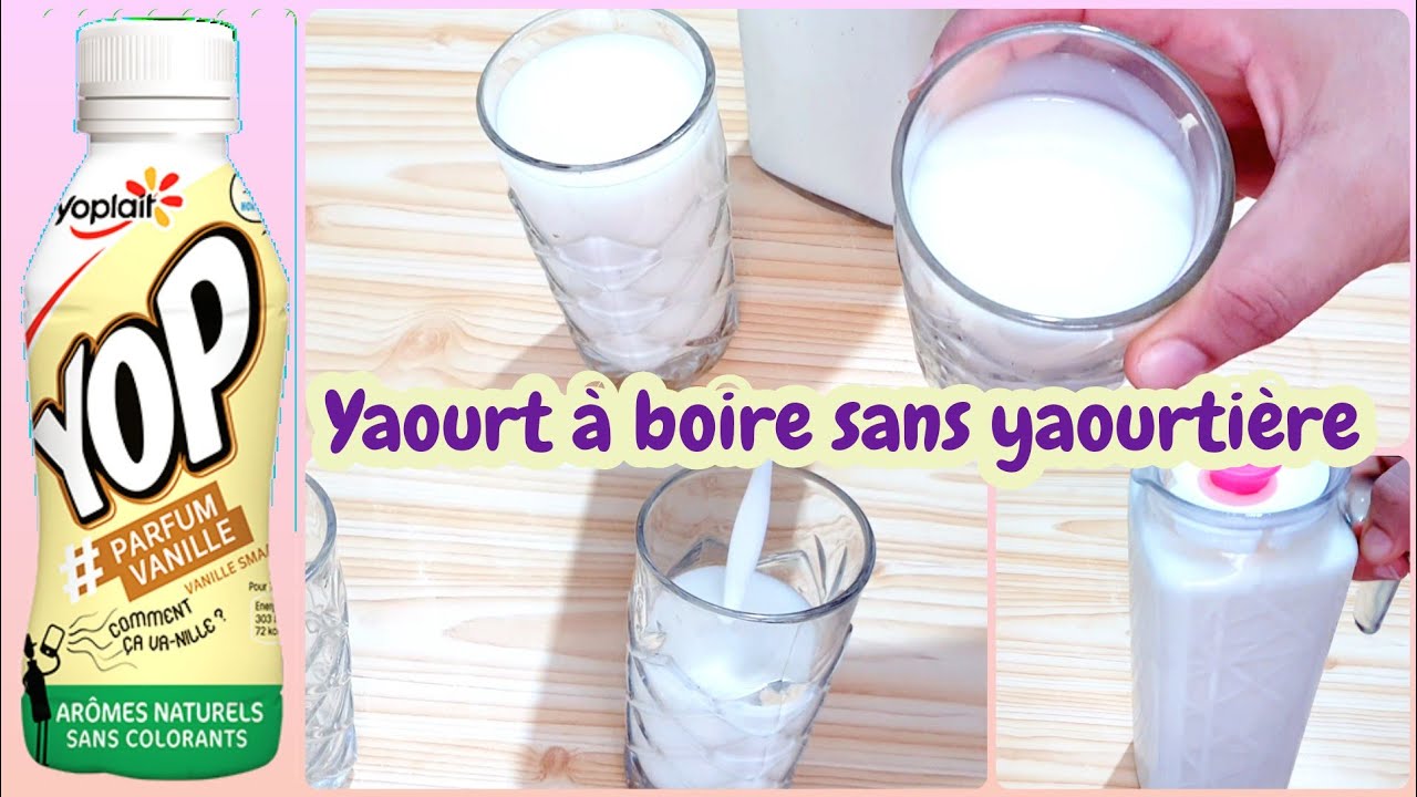 Ce yaourt à boire est super rafraîchissant et trop bon / économique et facile à faire 💯