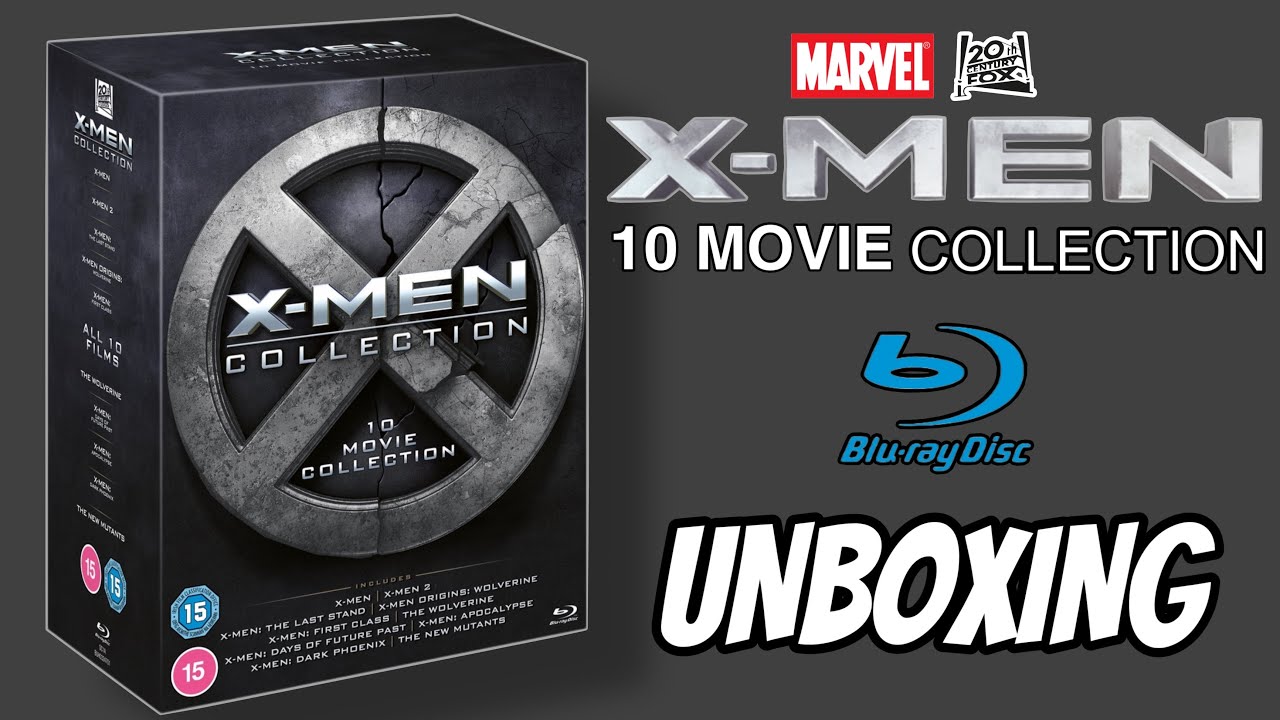 X-Men 10 Movie Collection (2021) | Blu-ray Box Set Unboxing