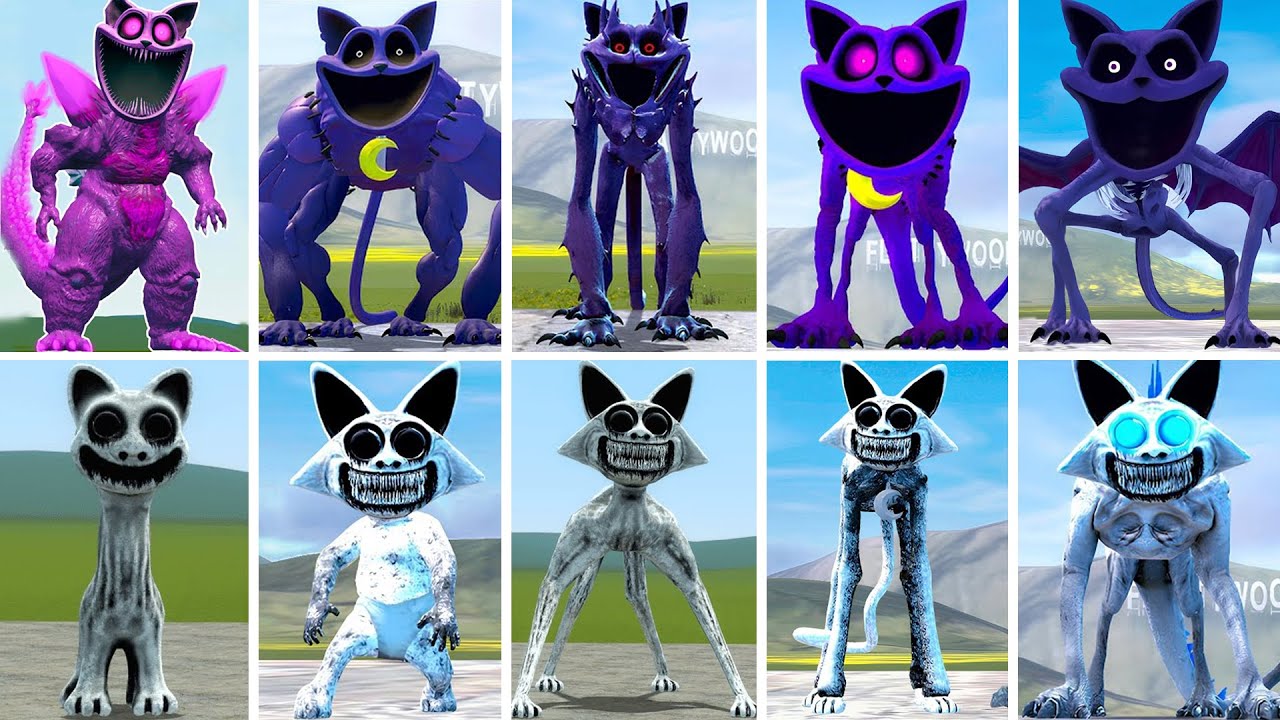 ALL CATNAP SMILING CRITTERS VS ALL CATNAP MONSTERS - POPPY PLAYTIME CHAPTER 4 In Garry's Mod!