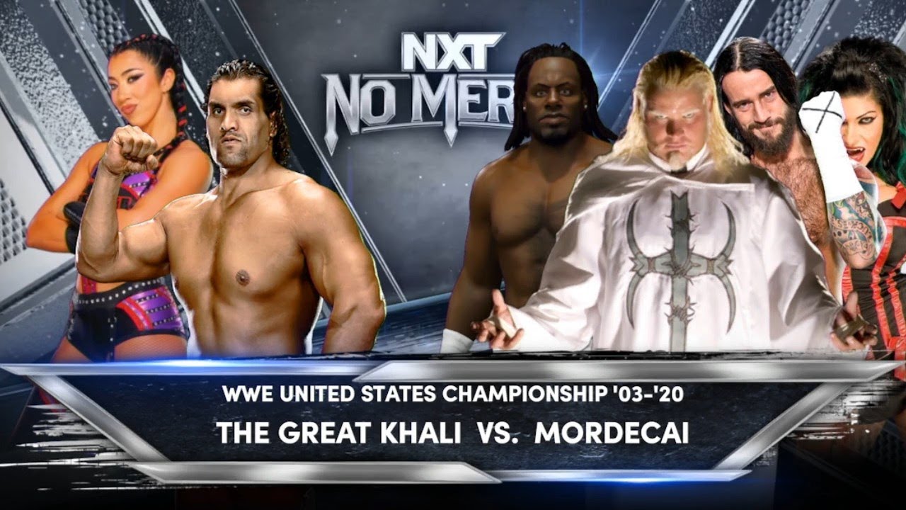 CWE | The Great Khali vs. Mordecai