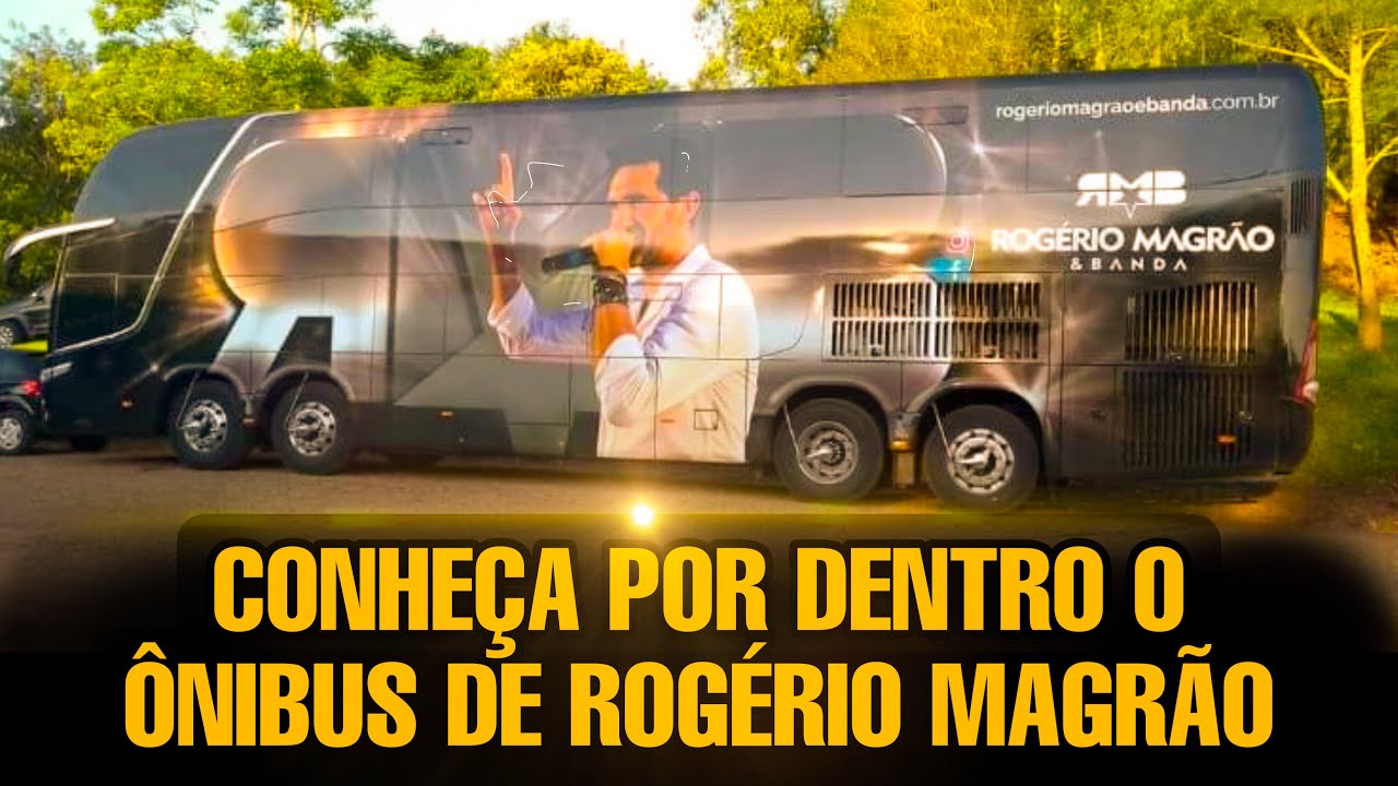ÔNIBUS DE ROGÉRIO MAGRÃO e Banda POR DENTRO! CONHEÇA O BUSÃO