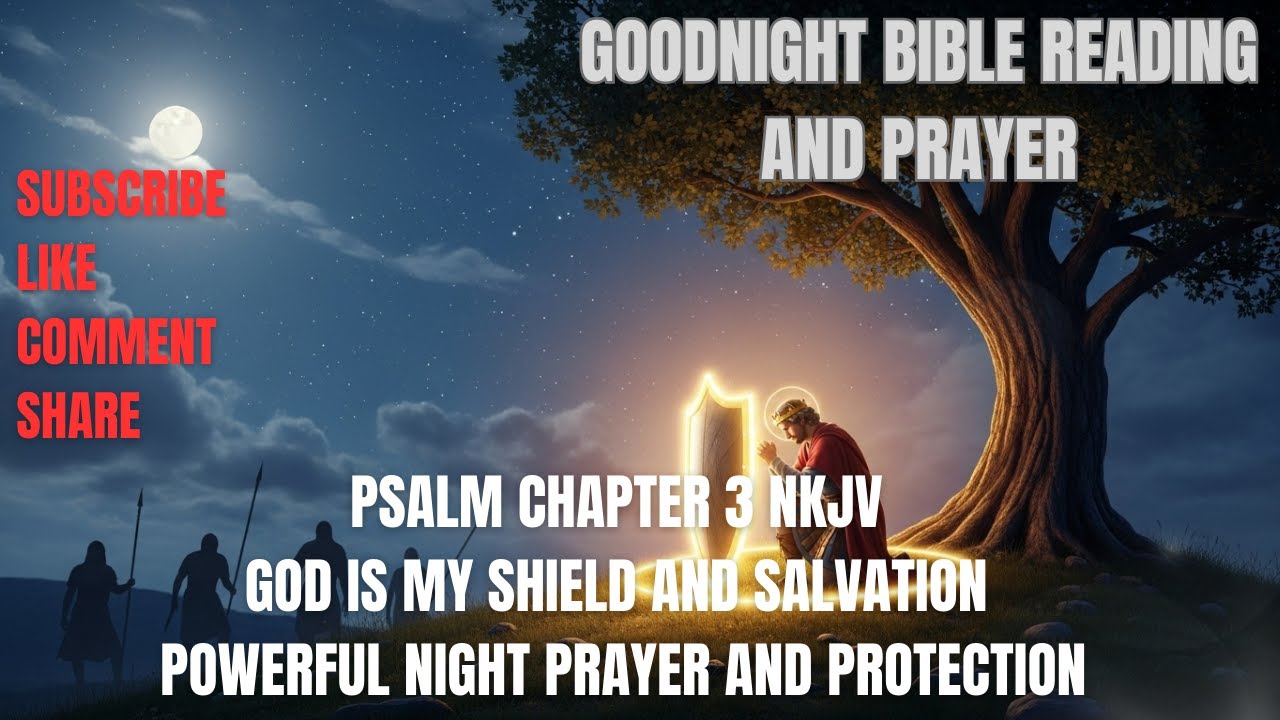 PSALM 3 NKJV &ndash; God Is My Shield and Salvation | Powerful Night Prayer and Protection