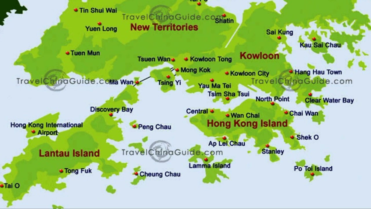 Map of Hong Kong Map