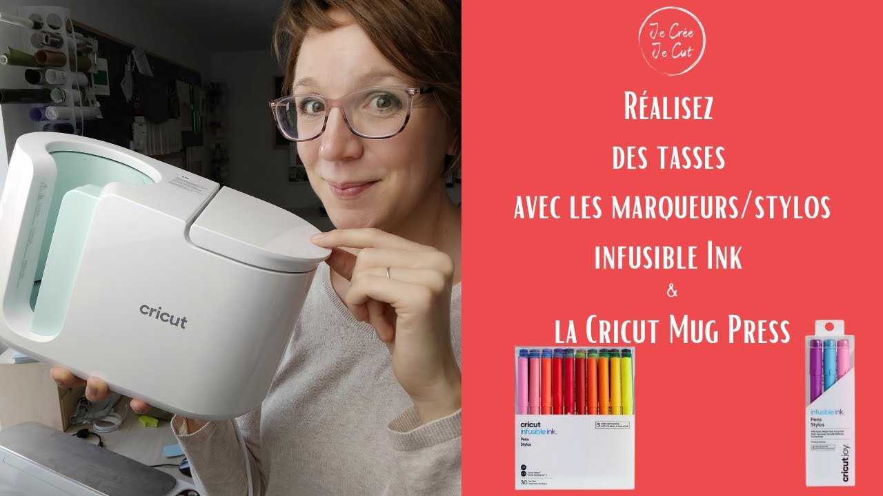 Réalisez des tasses avec les marqueurs/stylos Infusible Ink et la Cricut Mug Press!