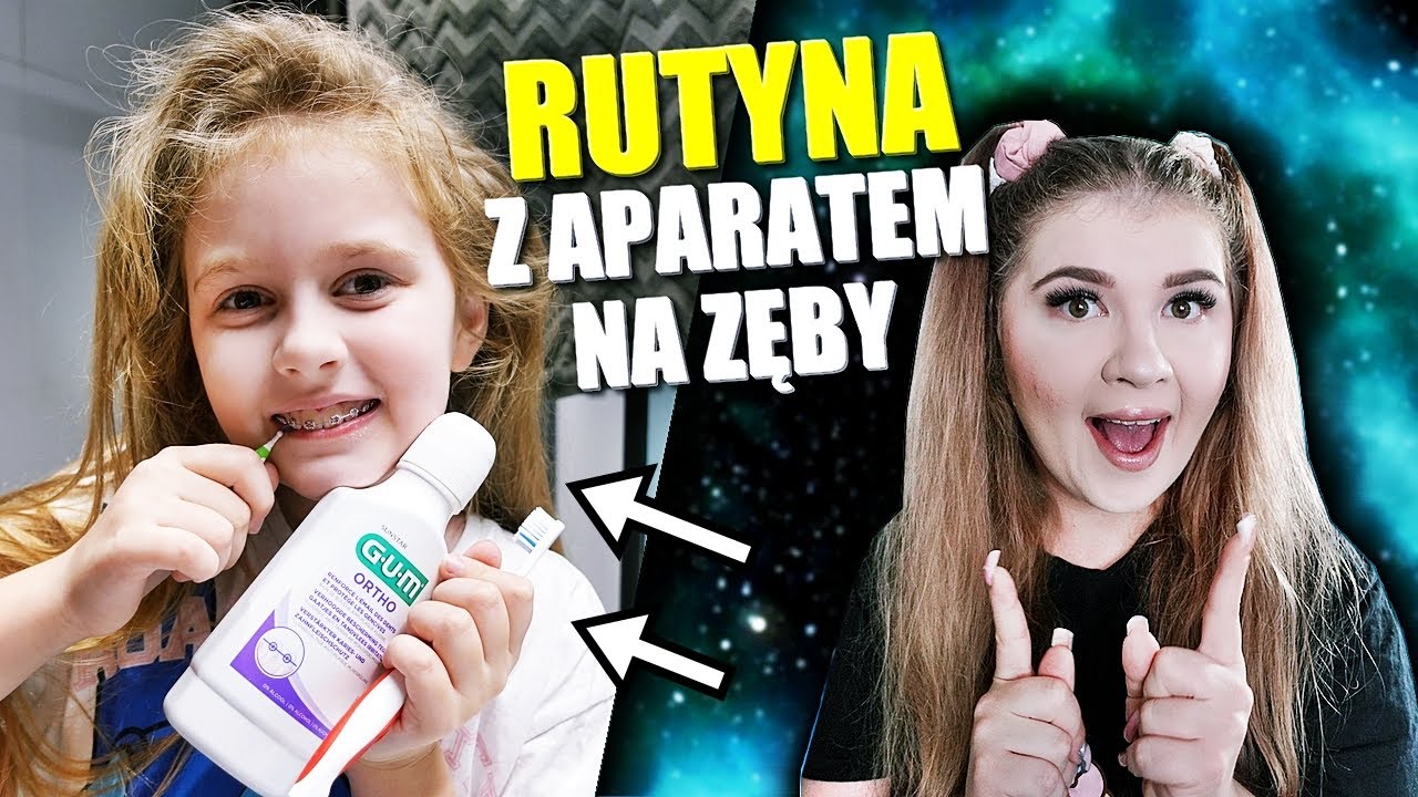 WIECZORNA RUTYNA Z APARATEM NA ZĘBACH 💜